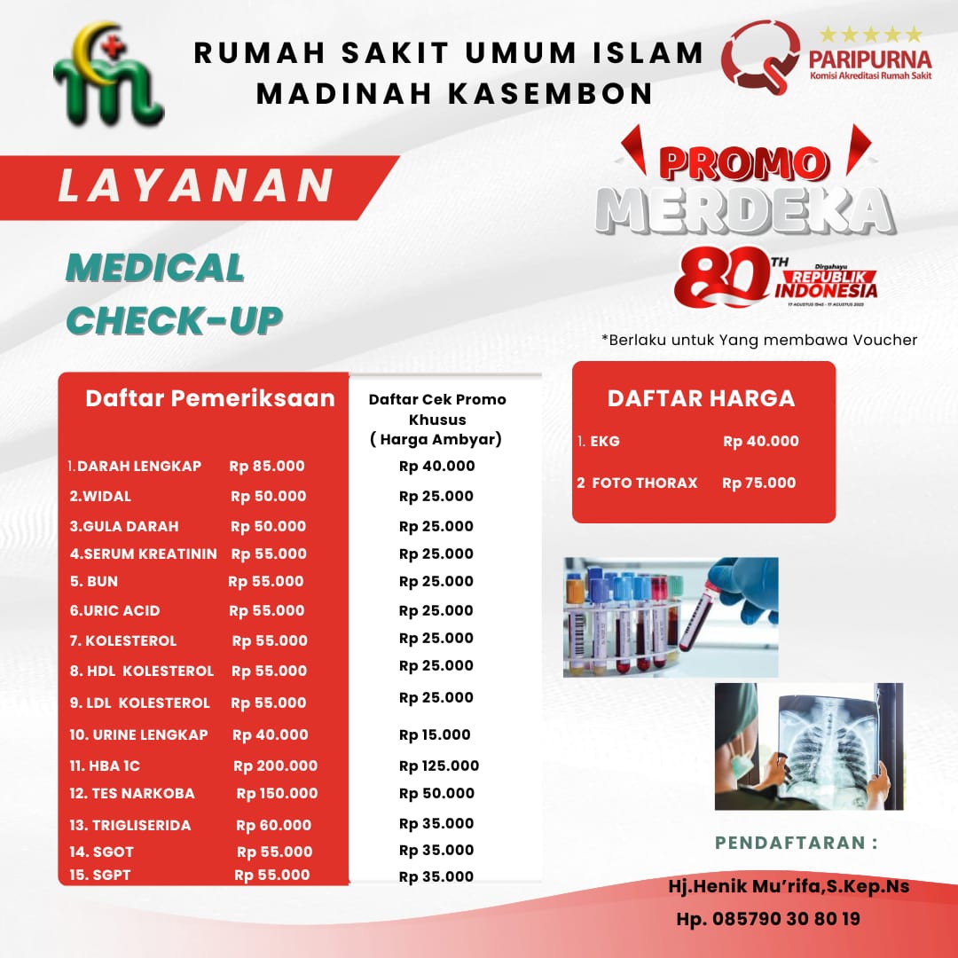 PROMO MERDEKA MEDICAL CHECK-UP