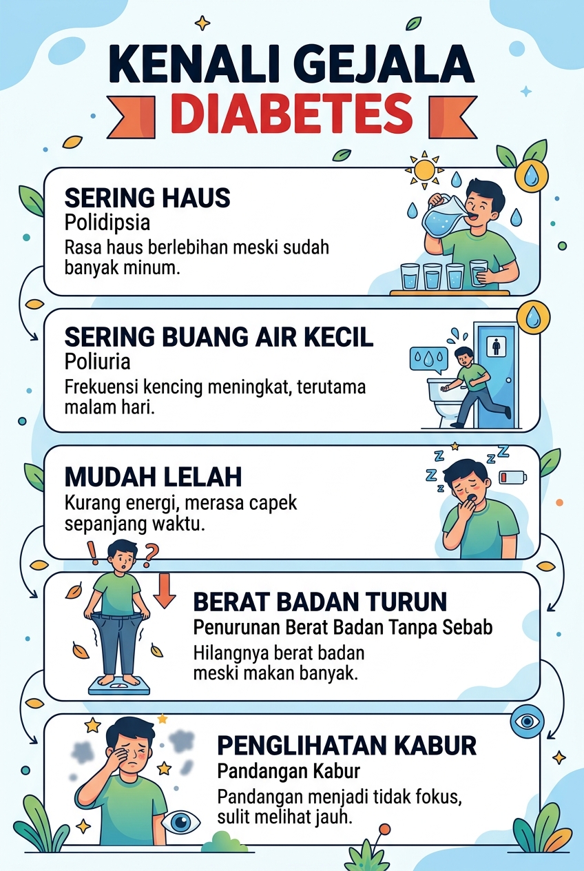 Diabetes: Kenali Gejala Awal, Faktor Risiko, dan Kapan Harus ke Dokter