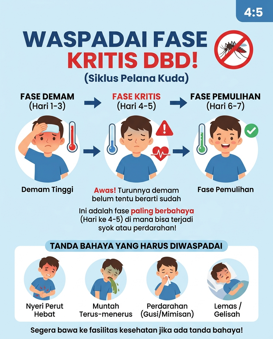 Demam Berdarah Dengue (DBD): Kenali Gejala Awal dan Tanda Bahaya yang Perlu Diwaspadai