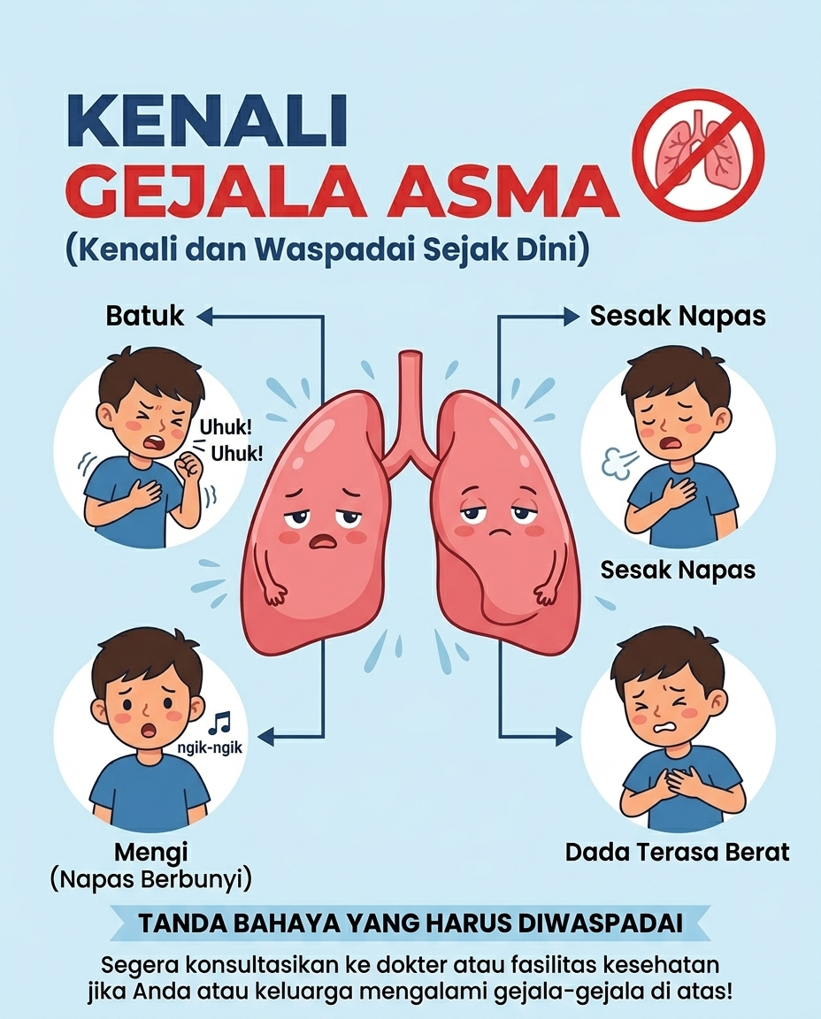 Asma: Kenali Gejala, Pemicu, dan Kapan Harus ke Dokter